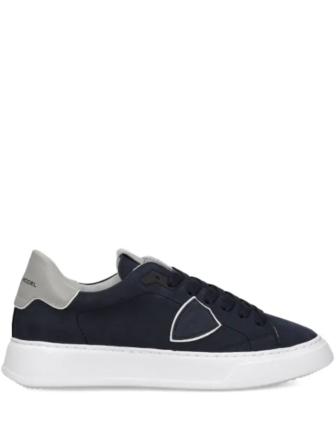 Philippe Model Paris suede-panelled sneakers Blue BTLUNB26