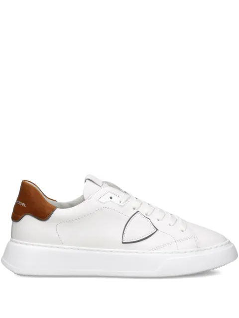 Philippe Model Paris Temple leather low-top sneakers White BTLUVW03
