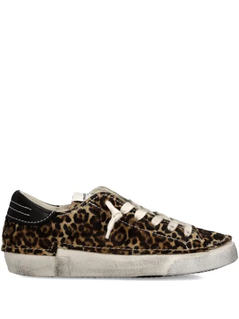 Philippe Model Paris animal print low sneakers Brown PRLDDVA1