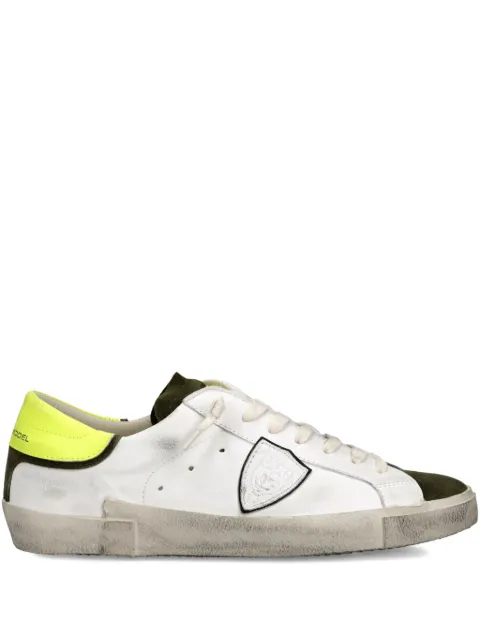 Philippe Model Paris panelled low-top sneakers White PRLUWX48