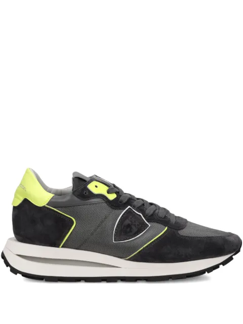 Philippe Model Paris Tropez Haute mesh-panelled sneakers Grey TKLUWR01