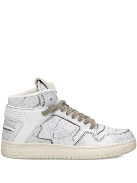 Philippe Model Paris textured high-top sneakers White LGMDCR01