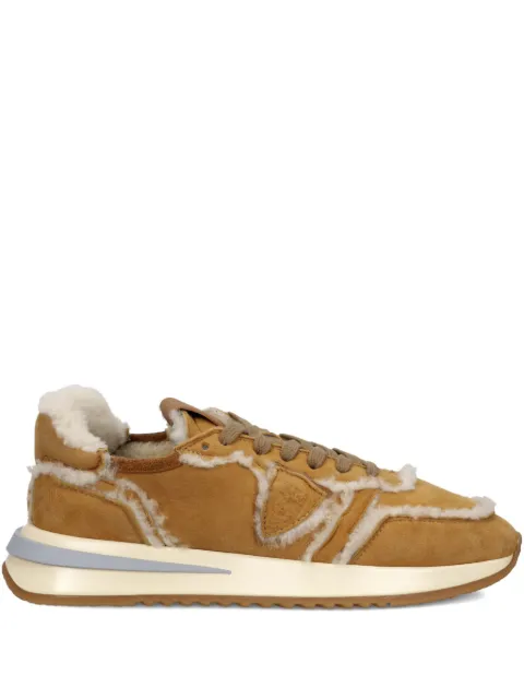 Philippe Model Paris Tropez 2.1 shearling-trim running sneakers Brown TYLDMD01
