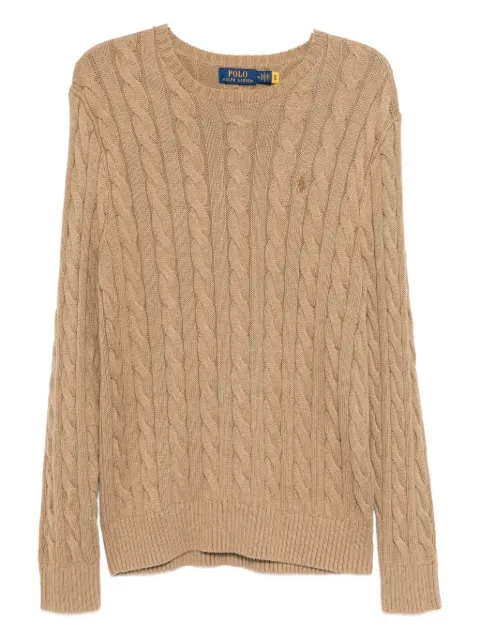 Polo Ralph Lauren cotton cable-knit jumper Brown 710775885517