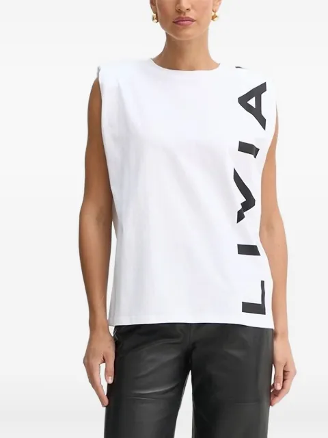 Liviana Conti sleeveless top White F5SW60