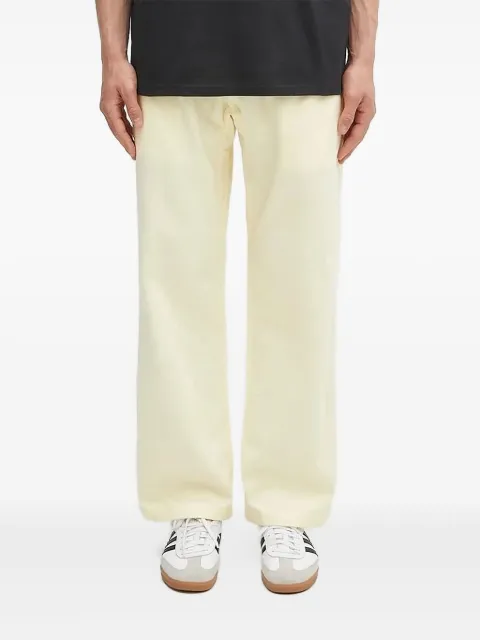 Gramicci elasticated-waist belted trousers Yellow G116OGT
