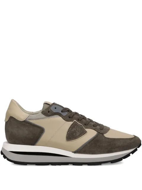Philippe Model Paris Tropaz Haute suede-panel sneakers Neutrals TKLUXI06