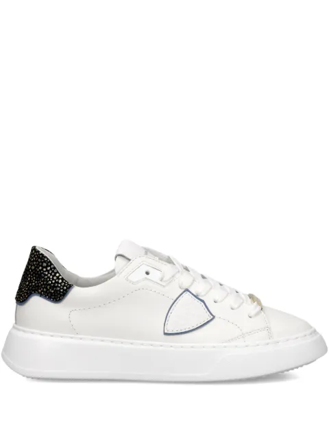 Philippe Model Paris Temple leopard-print sneakers White BTLDVML2