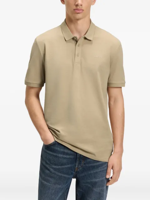 HUGO cotton polo shirt Neutrals 50466182