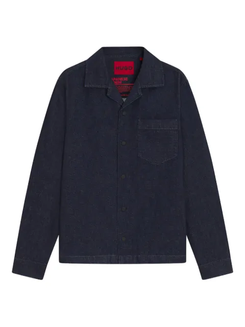 HUGO button-up denim jacket Blue 50545367