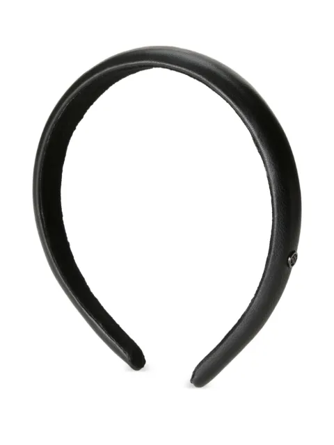 Maison Michel leather headband Black 2634001001