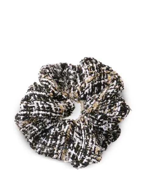 Maison Michel tweed scrunchie Black 2613002001