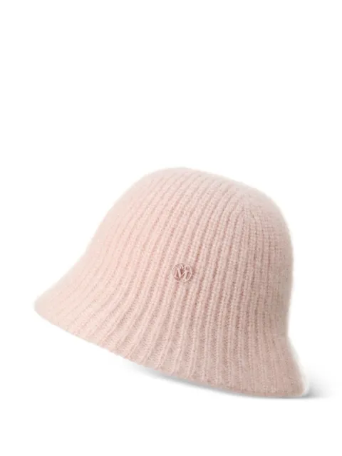 Maison Michel ribbed bucket hat Pink 2628001001