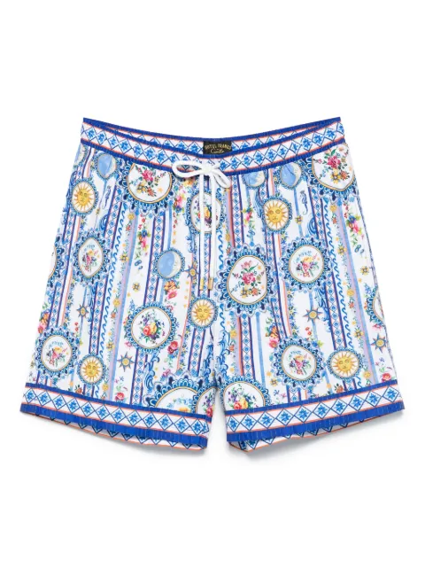 Camilla Tiles Darls swim shorts White 00035719