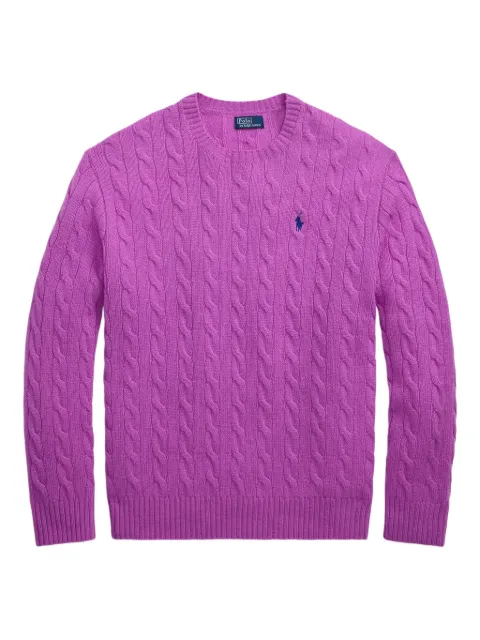 Polo Ralph Lauren cable-knit sweater Purple 211972115003