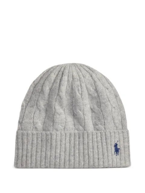 Polo Ralph Lauren cable-knit beanie Grey 455981442002