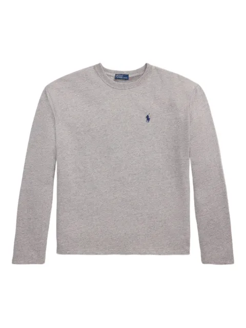 Polo Ralph Lauren long-sleeve crew-neck T-shirt Grey 211967105003