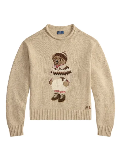 Polo Ralph Lauren Polo Bear crew-neck jumper Neutrals 211978315001
