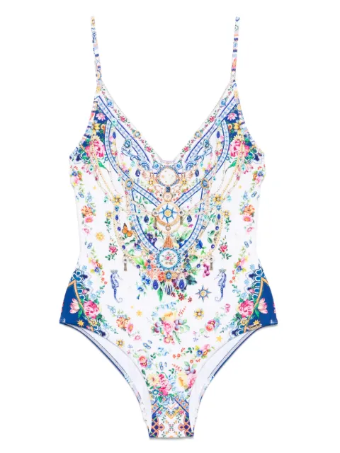 Camilla Tiles Darls swimsuit White 00035525