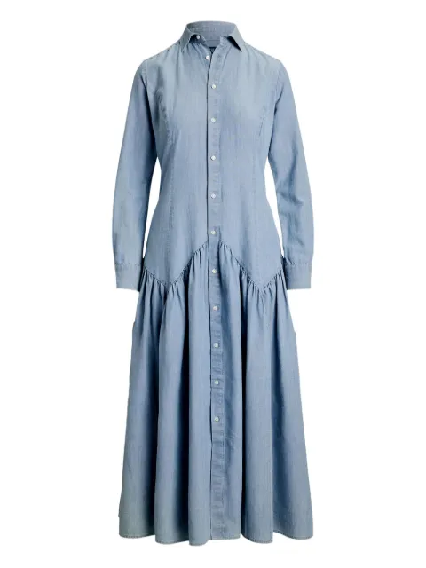 Polo Ralph Lauren button-up shirt dress Blue 211972051001