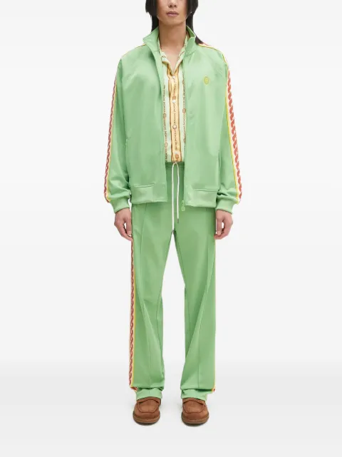 Drôle De Monsieur Tresse track pants Green GSP007PL135AV