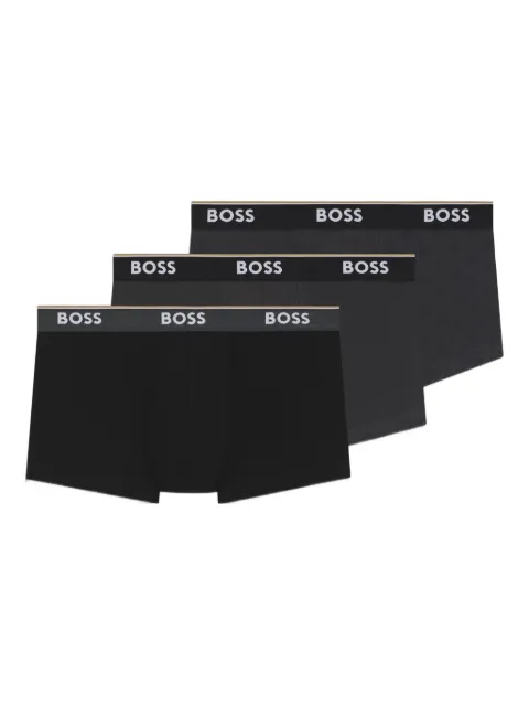 BOSS logo-waistband boxers (pack of three) Black 50531701
