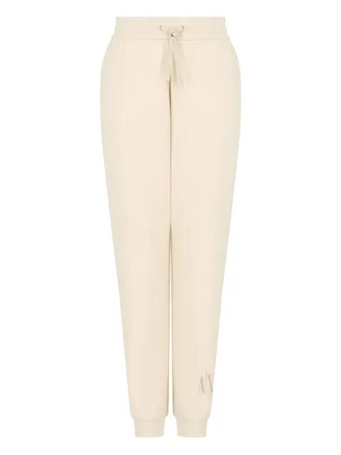 Armani Exchange embellished-logo track pants Neutrals XW000828AF1