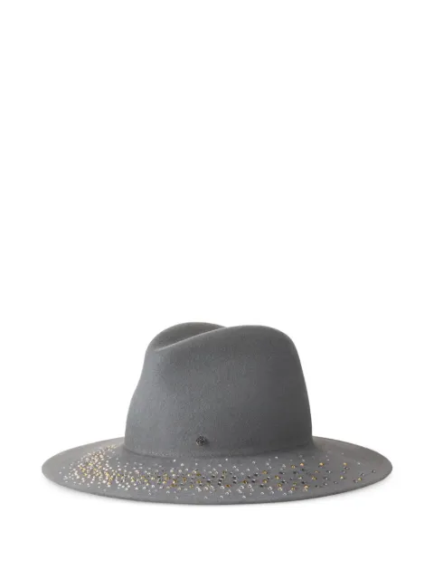 Maison Michel crystal-embellished hat Grey 1114051001