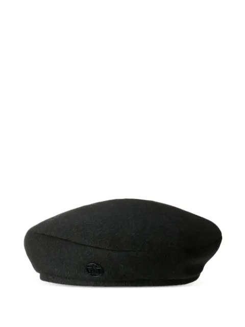 Maison Michel logo-plaque hat Black 2214103001