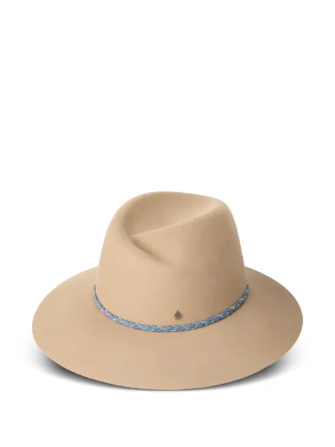 Maison Michel logo-plaque hat Neutrals 1001286001