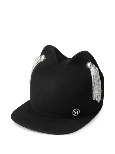 Maison Michel Jamie cap Black 1027086001