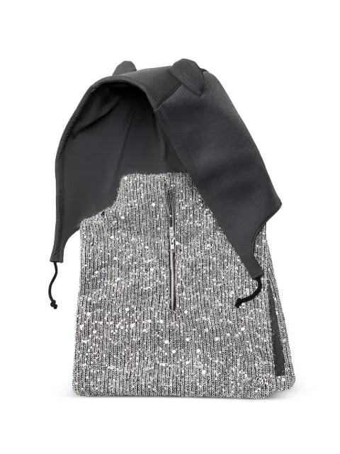 Maison Michel Justin hood hat Grey 2624001001