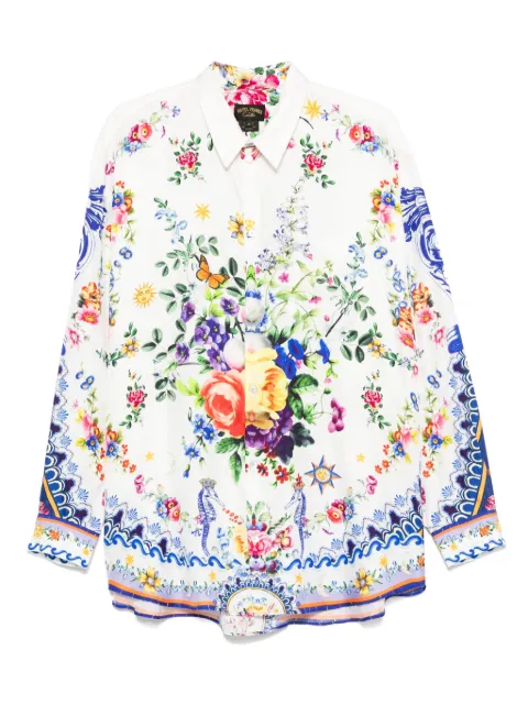 Camilla long sleeve oversized shirt White 00035273