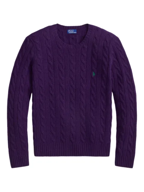 Polo Ralph Lauren cable-knit jumper Purple 211971865011