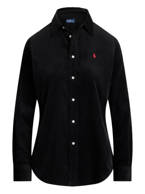 Polo Ralph Lauren corduroy long-sleeve collared shirt Black 211971526004