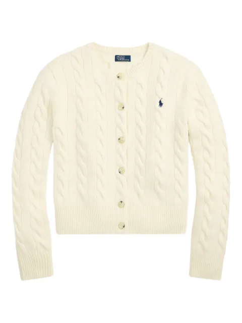 Polo Ralph Lauren cable-knit cardigan Neutrals 211972104002