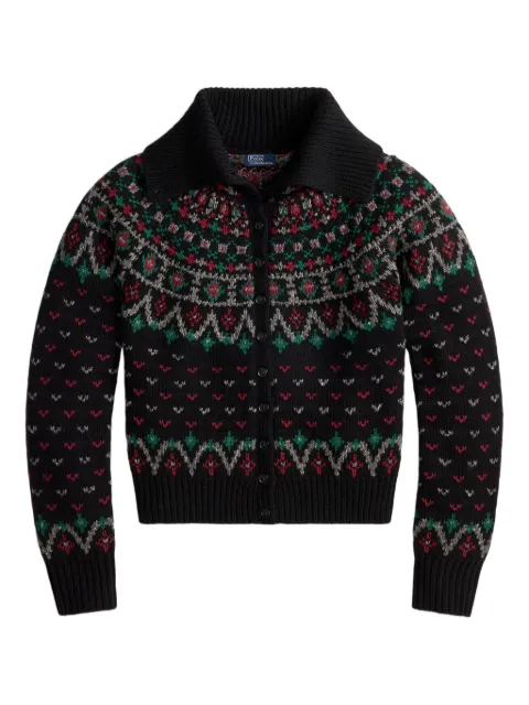 Polo Ralph Lauren Fair Isle-pattern cardigan Black 211978320001