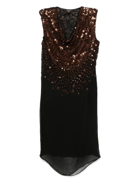 Jean Paul Gaultier Pre-Owned 2000s sequin-embellished dress Black HOLAJPG143