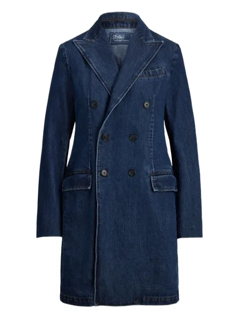 Polo Ralph Lauren denim double-breasted coat Blue 211972309001