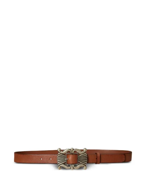 Polo Ralph Lauren decorative-buckle leather belt Brown 429968959001