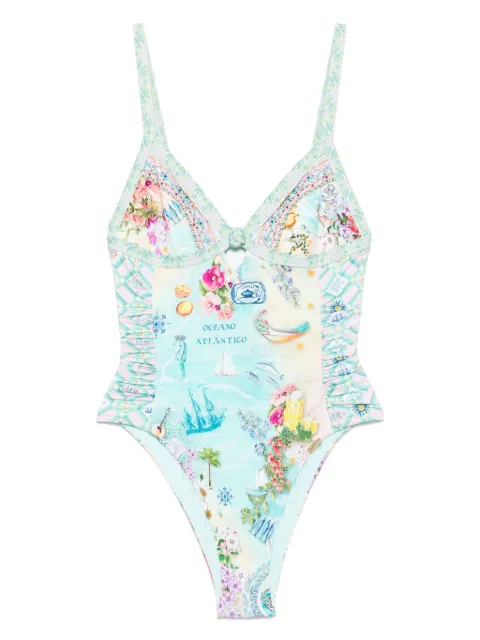 Camilla Just Coasting swimsuit Green 00035497