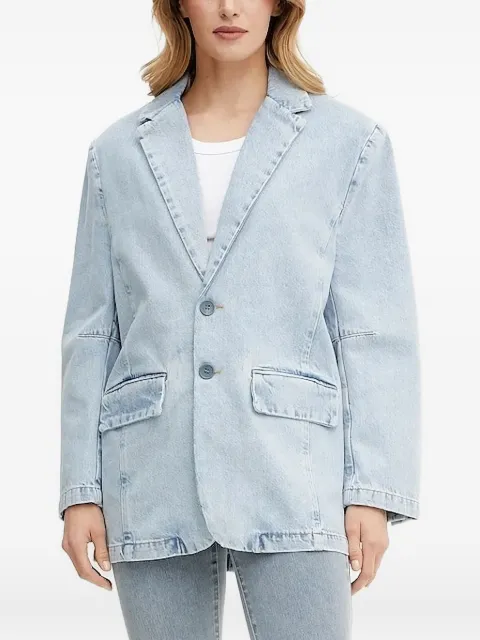 LIU JO three-button denim blazer Blue UA5210D4854