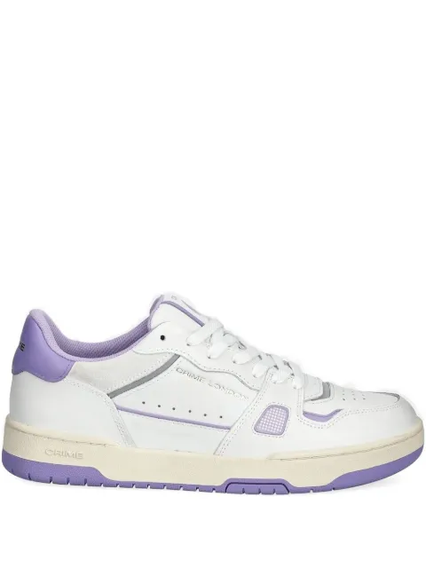 Crime London embroidered-logo sneakers White 28302AA6