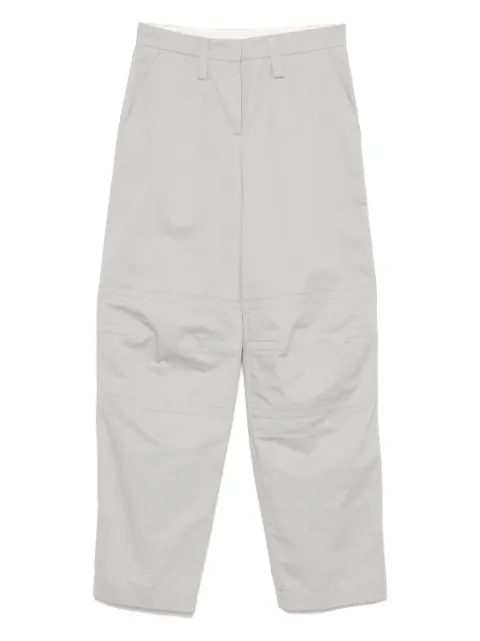 Semicouture cotton trousers Grey S5YY5SO07