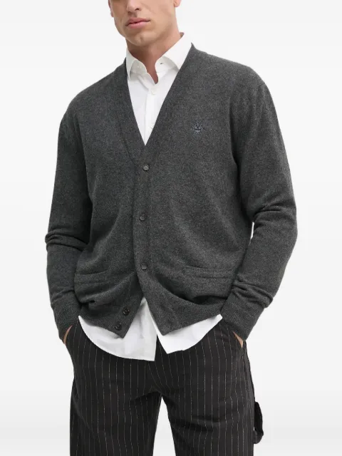 Bally logo-embroidered cardigan Grey MKN04Q