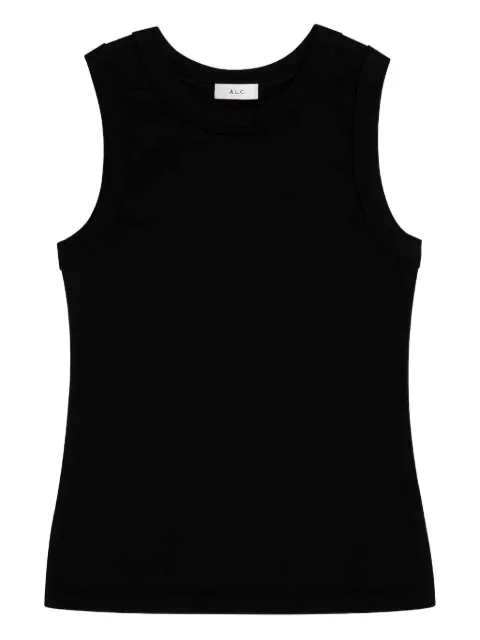 A.L.C. round-neck sleeveless top Black 8CKTP00752