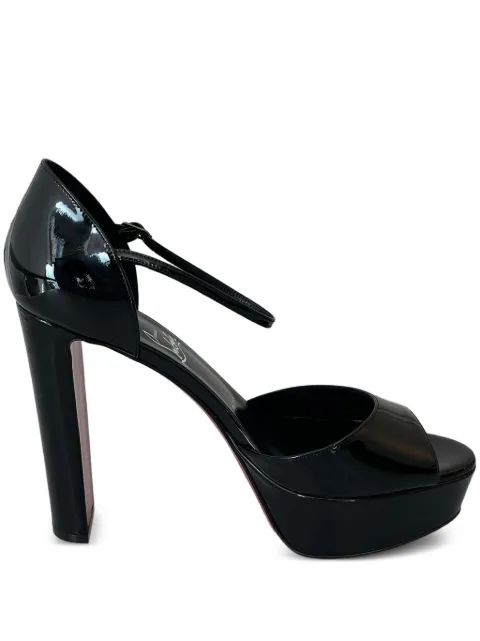 Christian Louboutin 130mm ankle-strap platform sandals Black 3240893B439