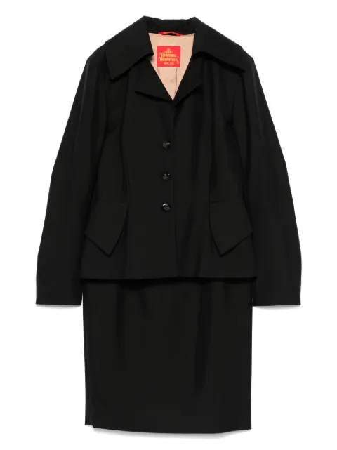 Vivienne Westwood Pre-Owned 1990s single-breasted suit Black HOLAVW114