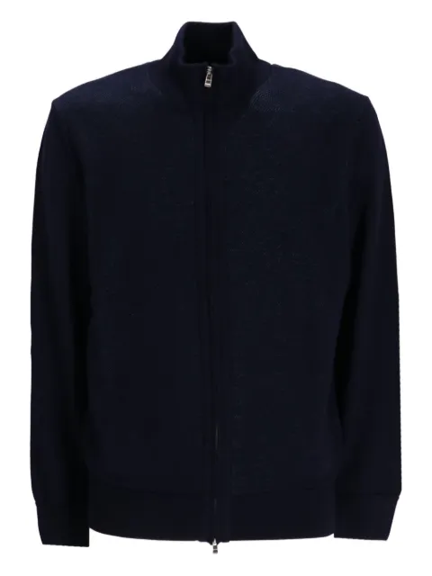 BOSS zip-up cardigan Blue 50543153