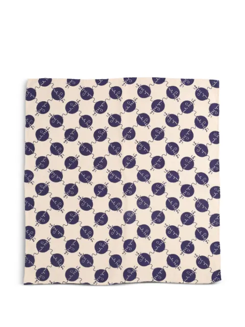 Mila Schon Vintage Pre-owned polka-dot pocket handkerchief White WCV13032025693